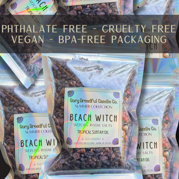 Beach Witch Sizzling Room Salt Crystal Potpourri: Nostalgic Tropic Suntan Oil - Picture 8 of 11